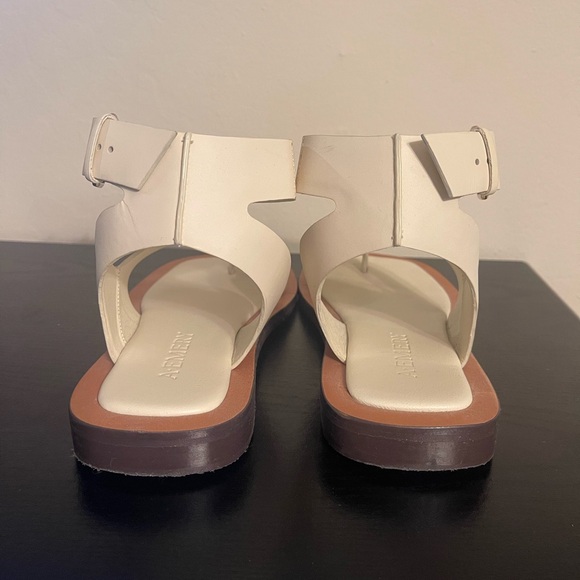 A. Emory The Maeve Leather Sandal in Ivory - Picture 9 of 10